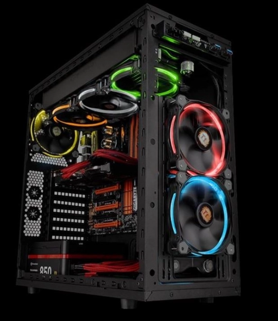 Ventilátory Thermaltake Riing 12 RGB LED sada 3 ks