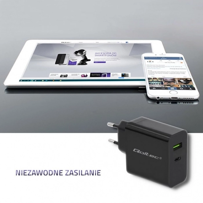 Sieťová nabíjačka s technológiou Power Delivery