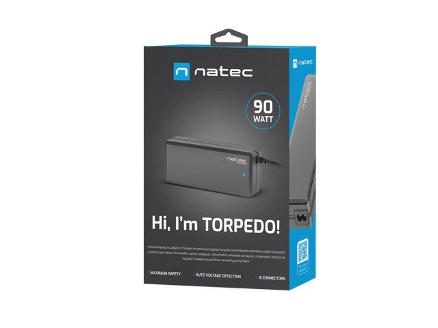 Univerzálny napájací adaptér pre notebook Natec Torpedo
