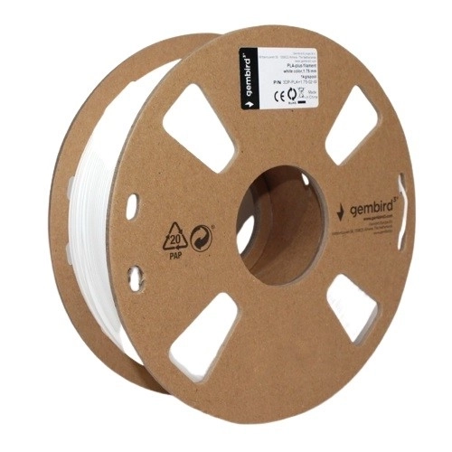 Biely PLA PLUS filament pre 3D tlačiareň 1.75mm