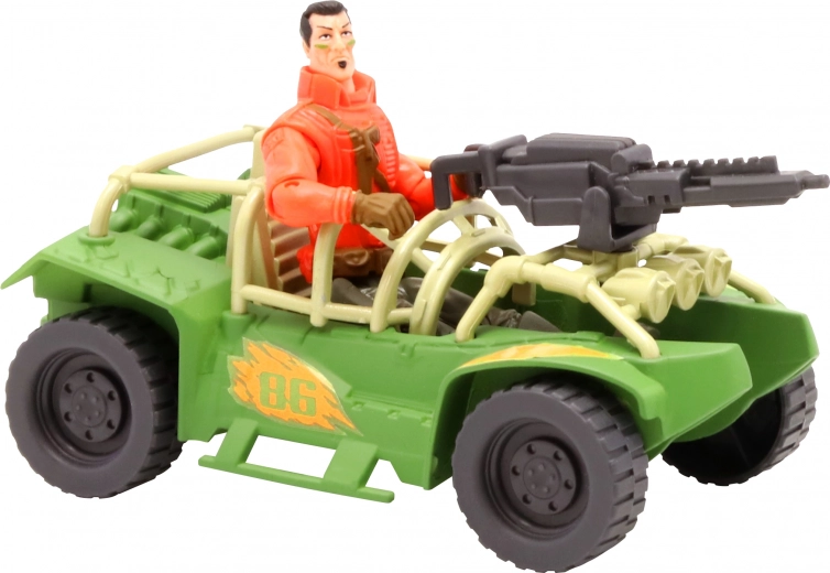Terénna buggy s otočnou zbraňou