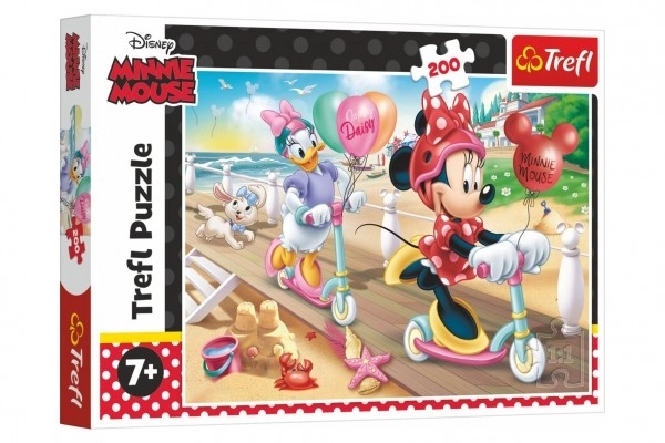 Trefl Puzzle Minnie Mouse: Na pláži