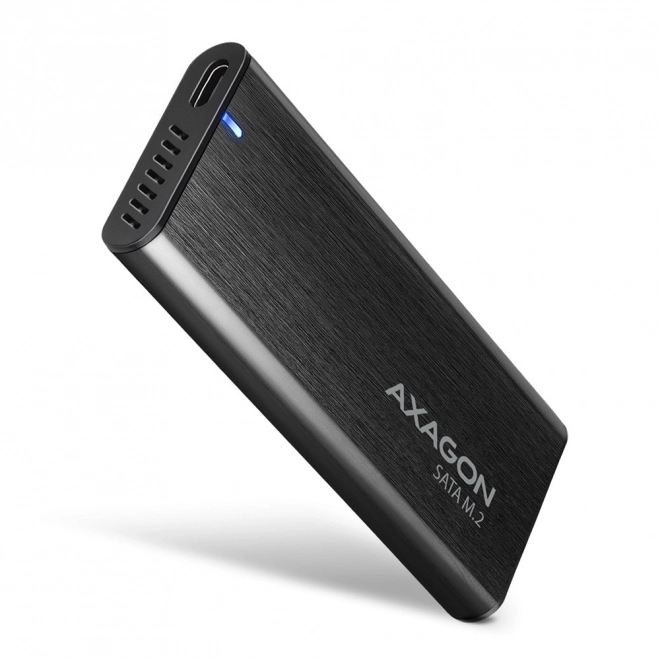 axagon vonkajší hliníkový box na sata m.2 ssd bez skrutiek usb-c 3.2 gen 2