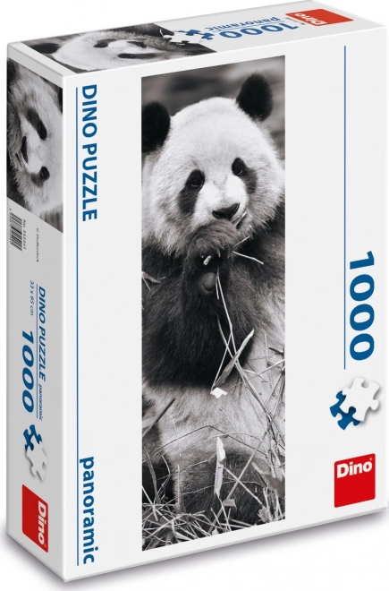 Vertikálne puzzle Panda v tráve 1000 dielikov