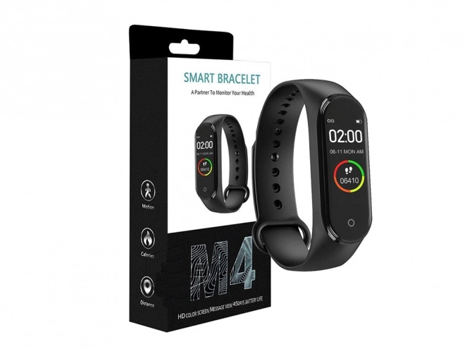 Športový náramok Smartwatch s monitorom srdcového tepu a krokomerom