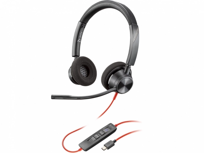 Slúchadlá Blackwire 3320 MST USB-C/A adaptér