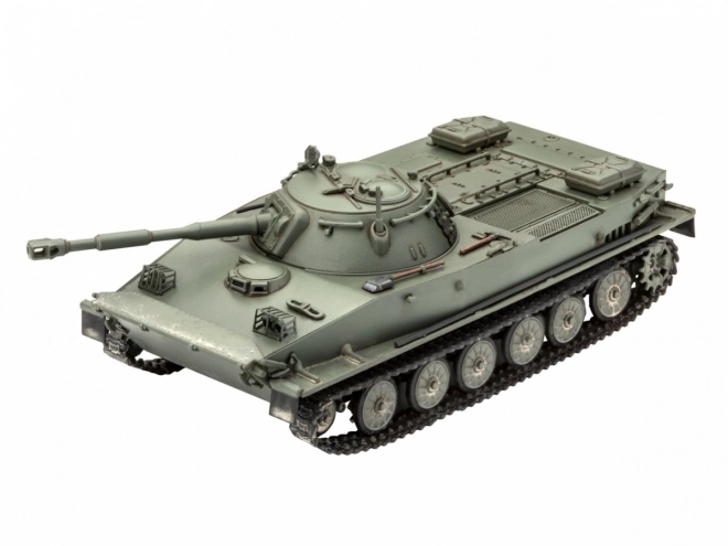 Model plastového tanku PT-76B