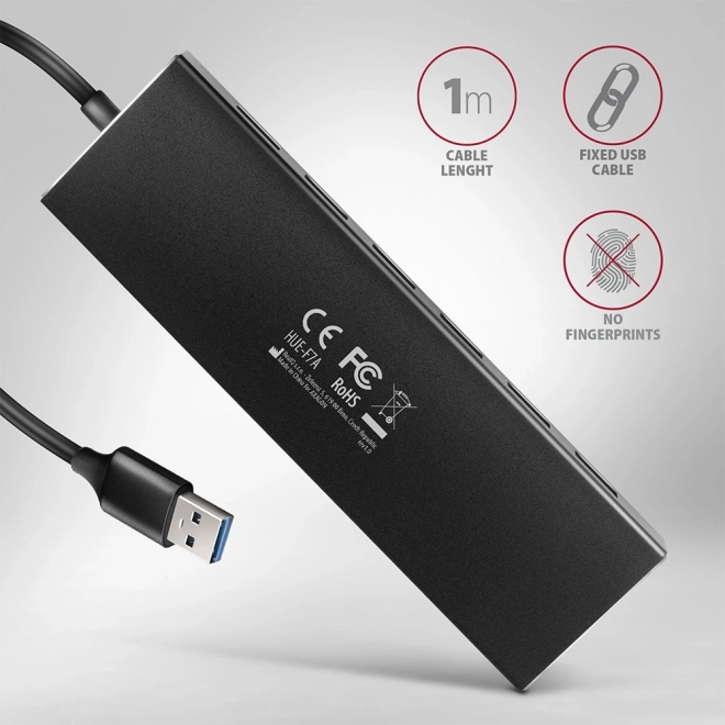 USB Hub 7-Portový AXAGON HUE-F7A