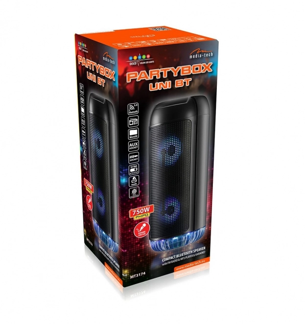Bluetooth reproduktor s karaoke a osvetlením