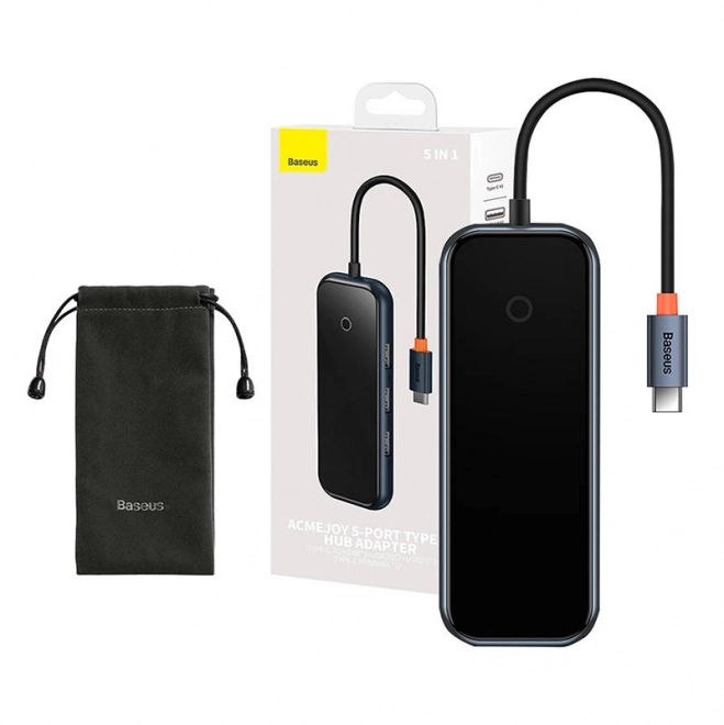 Rozbočovač Baseus AcmeJoy 5v1 USB-C