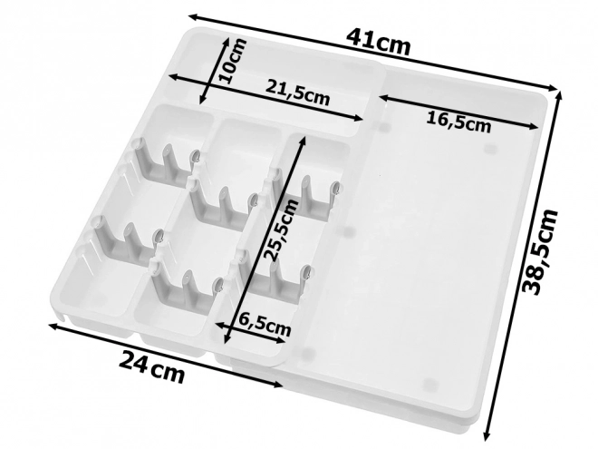 Rozsúvací kuchynský organizér do zásuvky
