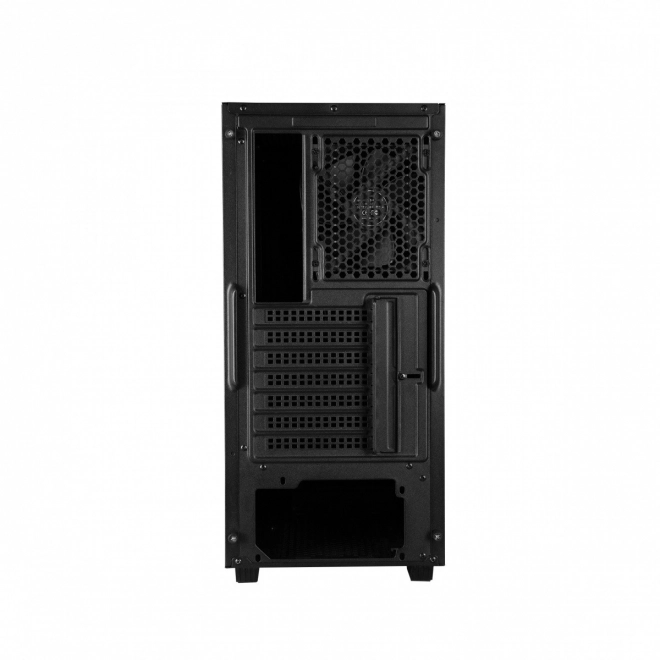 Elegantná Mid Tower počítačová skrinka čierna