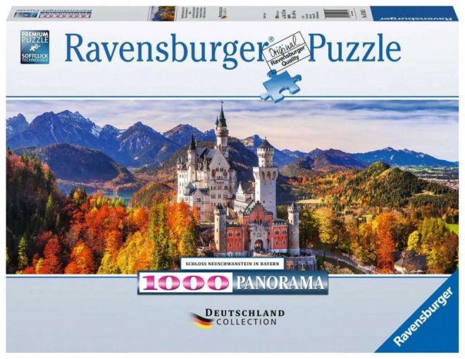 Ravensburger panoramatické puzzle zámok Neuschwanstein 1000 dielikov