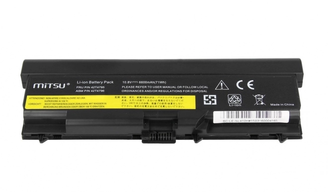 Batéria pre notebooky Lenovo - MITSU 6600 mAh