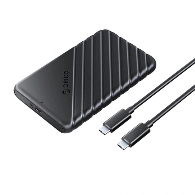 Obal na disk Orico HDD 2,5" USB-C 3.1 Gen1 čierny