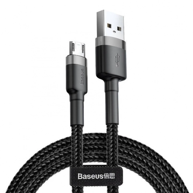 Kábel Baseus Cafule Micro USB šedo-čierny