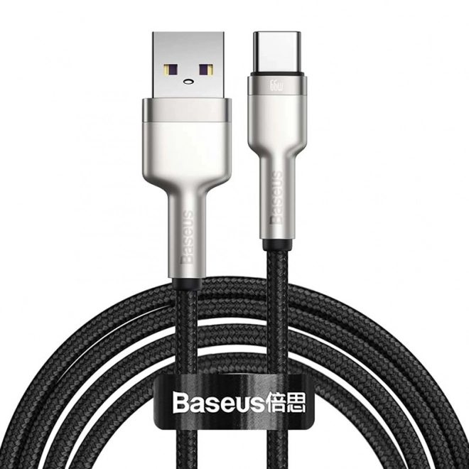 Kábel USB na USB-C Baseus Cafule 66 W, 2 m (čierny)