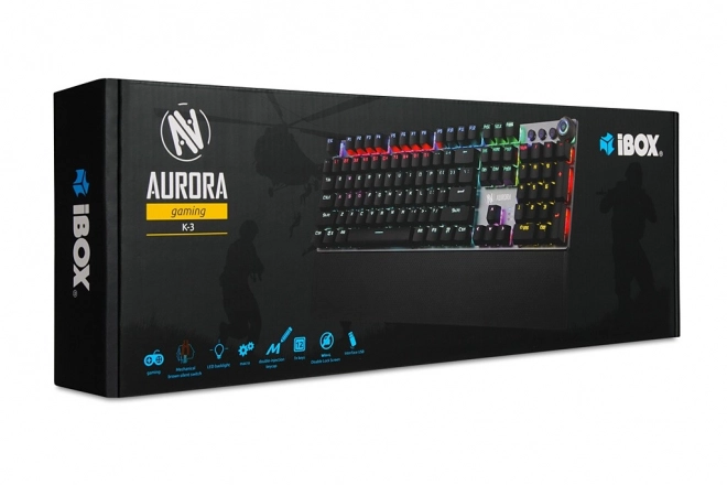 Herná Mechanická Klávesnica Aurora K-3