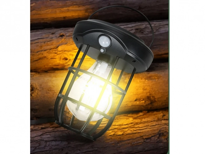 Vodotesná solárna lampa so senzorom pohybu a tromi režimami v LED