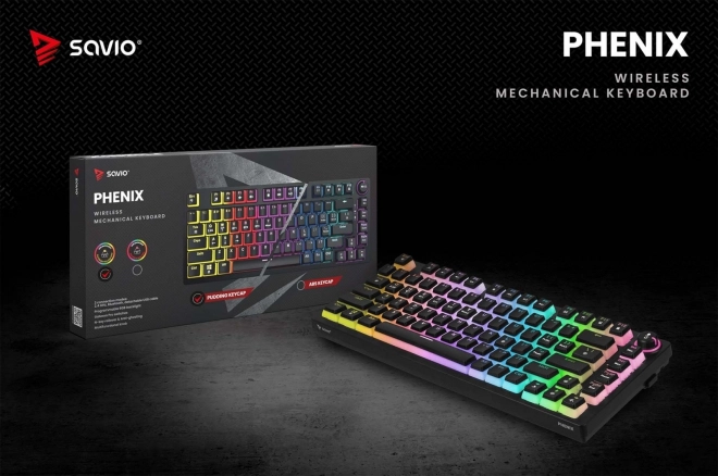 Bezdrôtová mechanická klávesnica Phenix Gateron Yellow Pro