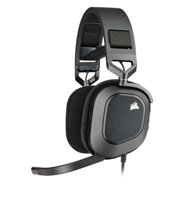 Herné slúchadlá Corsair HS80 RGB USB Carbon