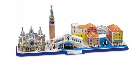 3D Puzzle City Line Benátky