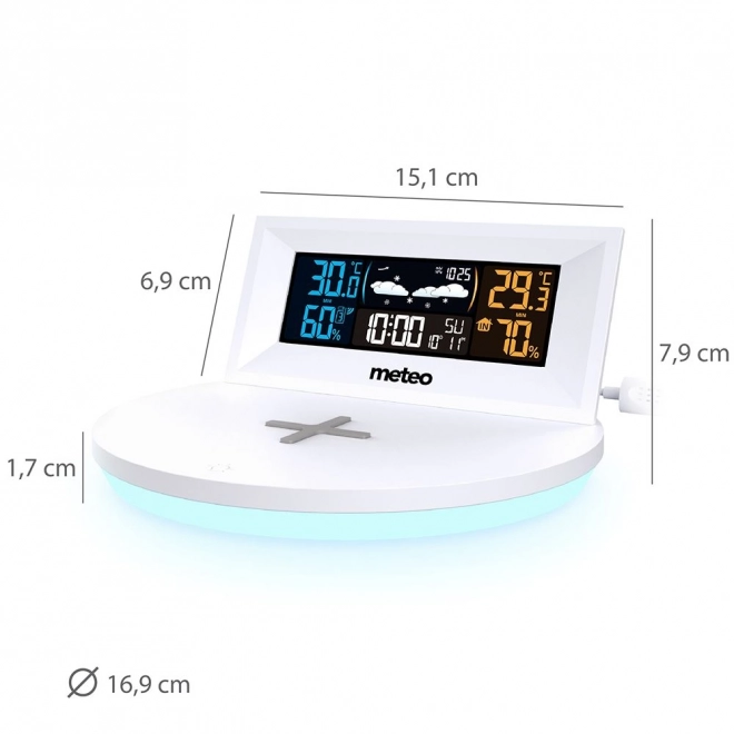 Meteostanica s rýchlou bezdrôtovou nabíjačkou Meteo SP94
