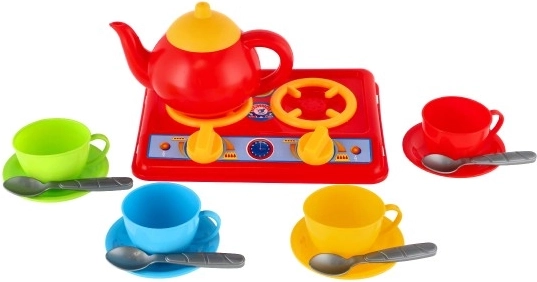 Kanvica a čajová súprava na servírovanie