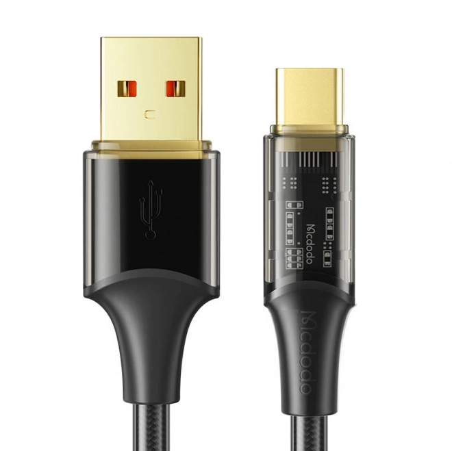 Kábel USB-C Mcdodo CA-2092 6A, 1,8 m, čierny