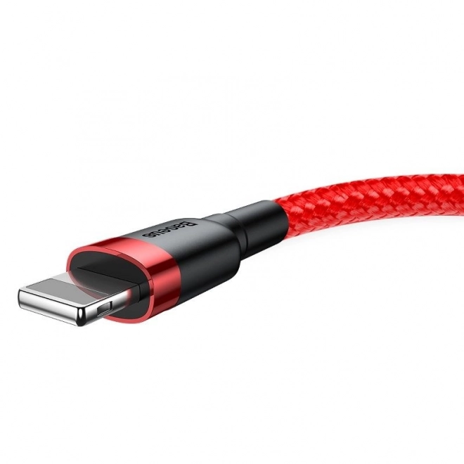 Kábel Baseus Cafule Usb Lightning 2,4 A 1 m (čierno-červený)