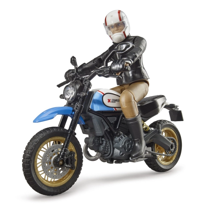 Autentický Scrambler DUCATI v mierke 1:16