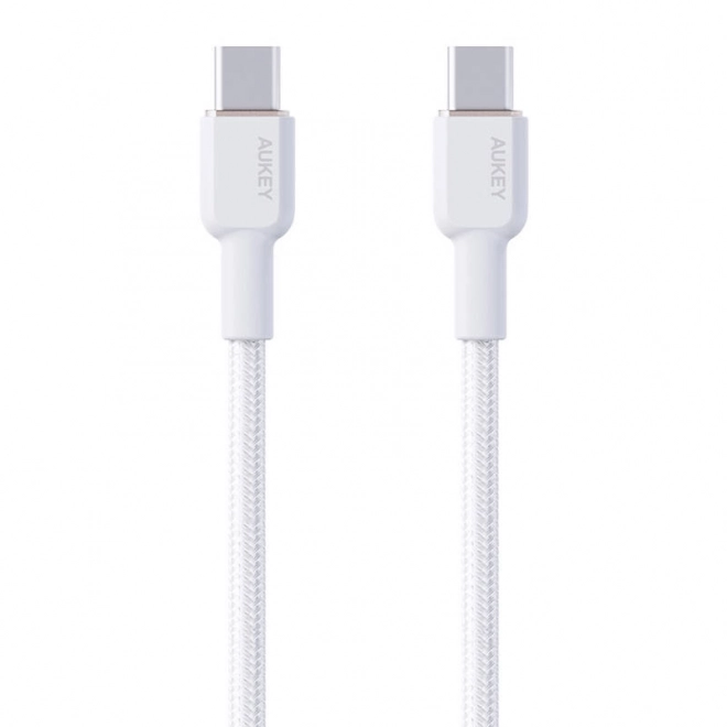 Kabel USB-C na USB-C 60W 1,8 m biely