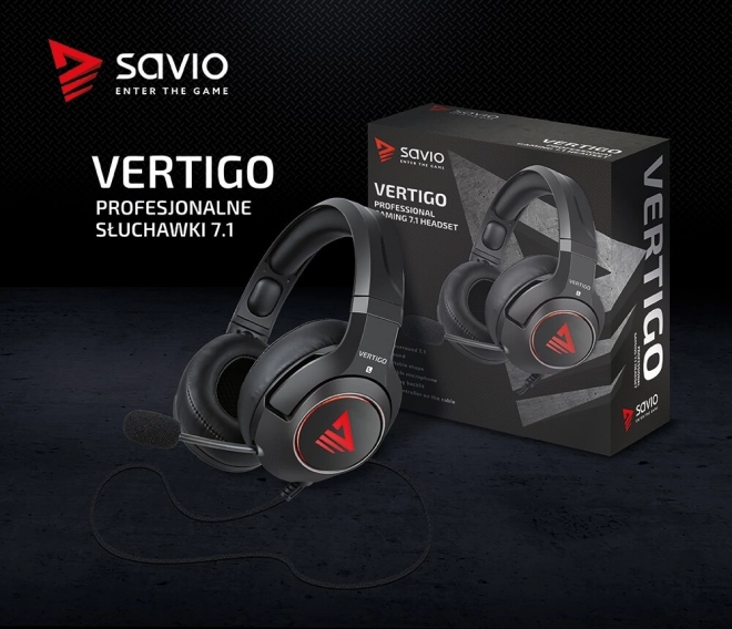 Herné slúchadlá Vertigo 7.1