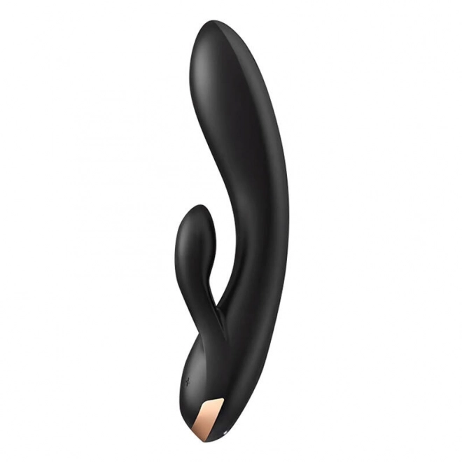 Multifunkčný vibrátor Double Flex Satisfyer čierny