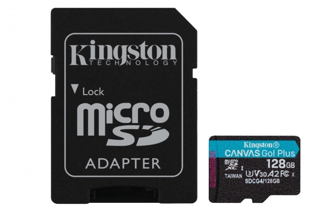 MicroSD karta 128GB Canvas Go! Plus s adaptérom