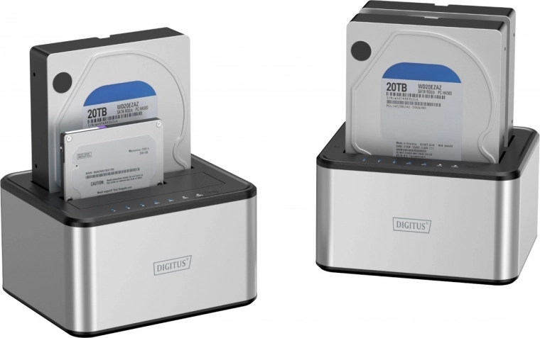 Podpora HDD a SSD 2,5" a 3,5"