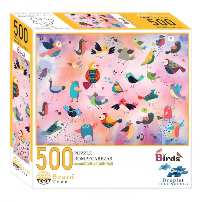 Puzzle Pohádkové ptáci 500 dielikov