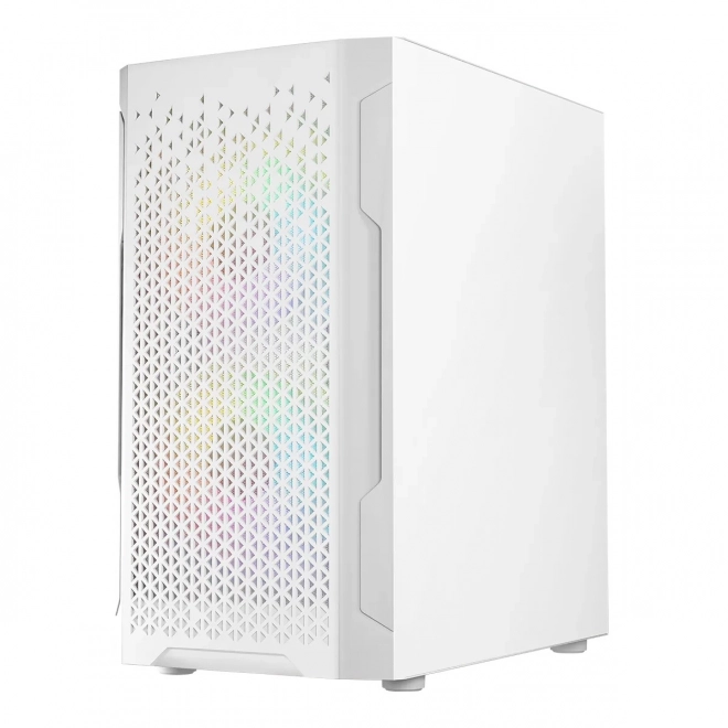 Herná skrinka Logic Aramis ARGB Mini USB 3.0 biela