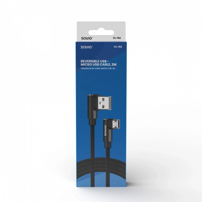 Kábel s obojstranným konektorom USB Micro USB - USB A 1m
