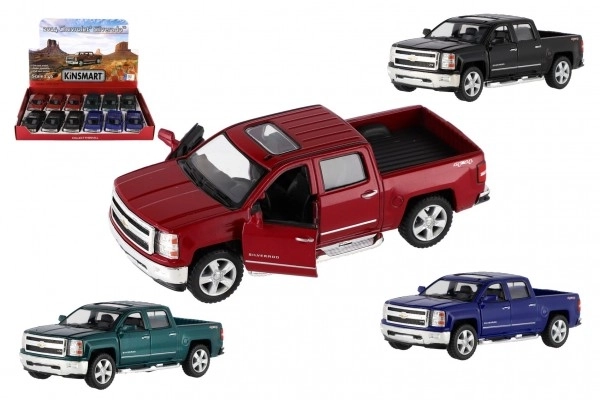 Model auta Chevrolet 2014 Silverado kovový 13cm