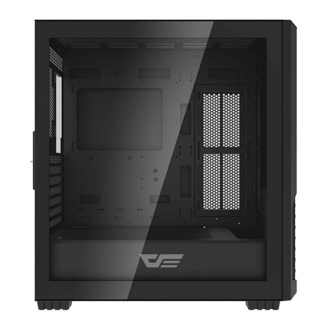 Počítačová skriňa Darkflash s čiernou úpravou