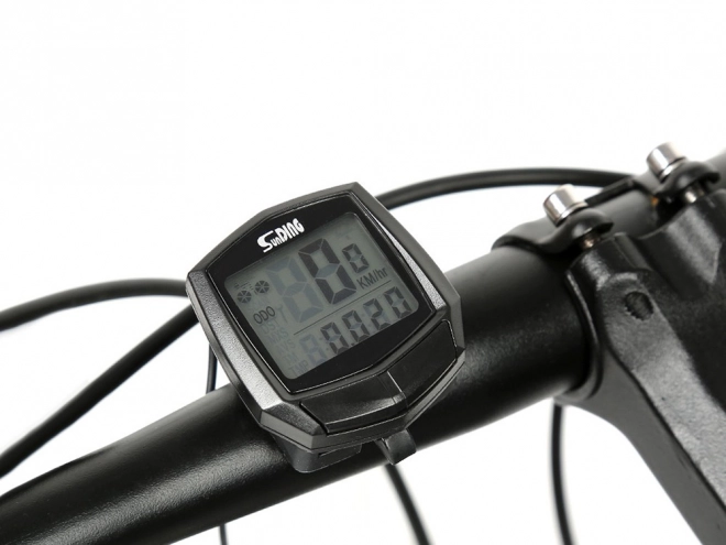 Vodotesný cyklistický tachometer s LCD displejom