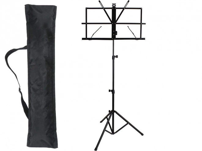 Stojan na noty s nastaviteľnou skladacou konštrukciou 130 cm