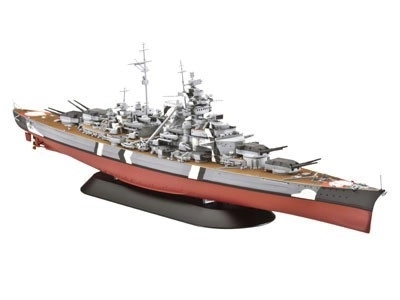 Plastikový model vojenského plavidla Bismarck