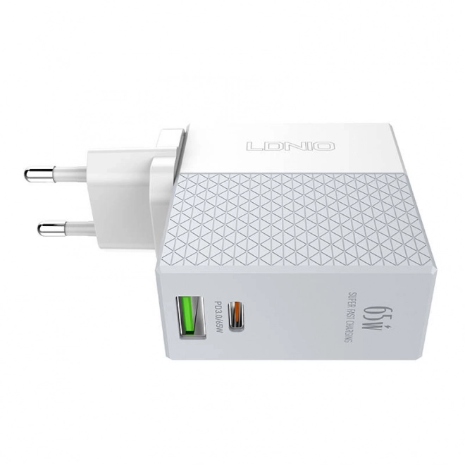 Nabíjačka LDNIO 65W s USB a USB-C konektormi
