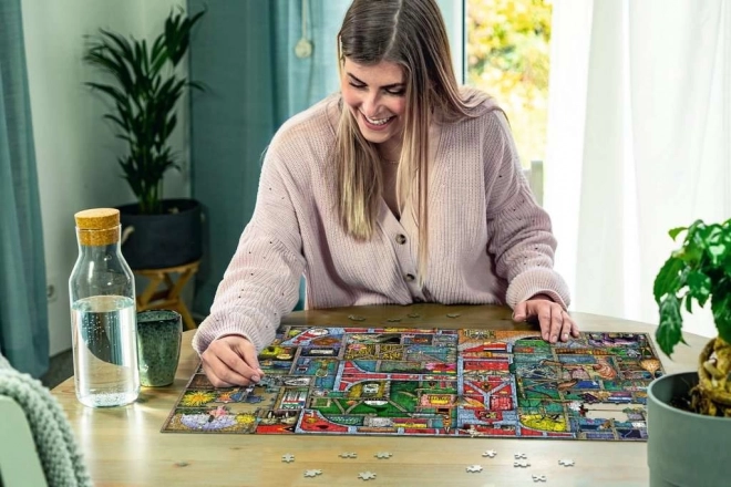 Ravensburger úžasná abeceda E a F 1000 dielikov