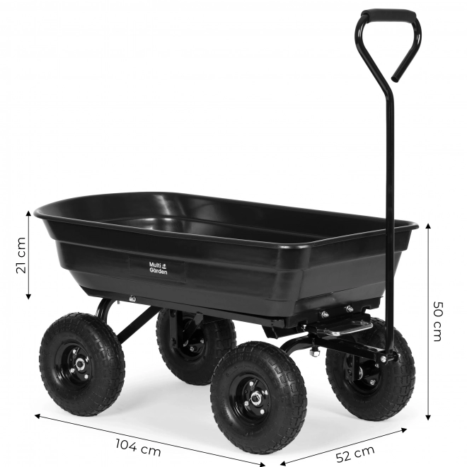 Záhradný vozík s výklopnou funkciou MultiGarden 200 kg