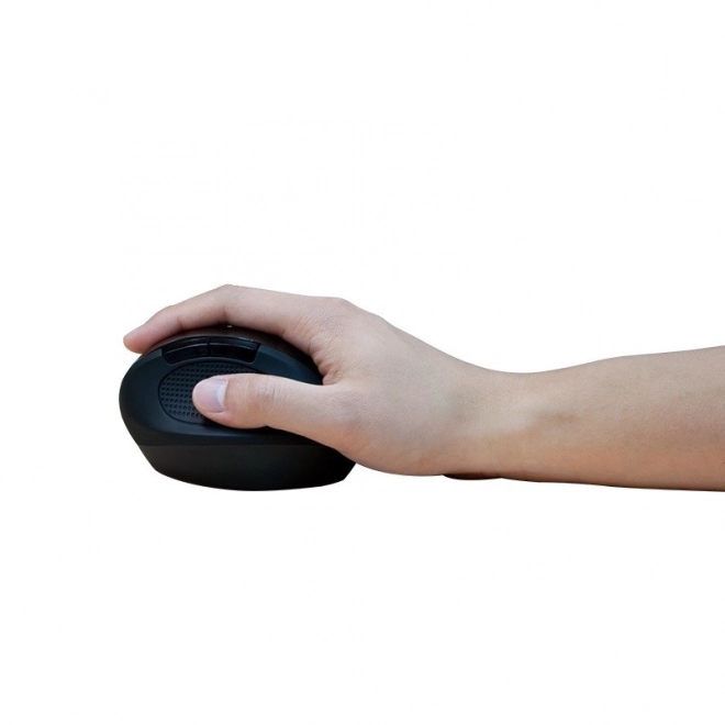 Ergonomická bezdrôtová optická myš 2.4GHz 1600dpi čierna