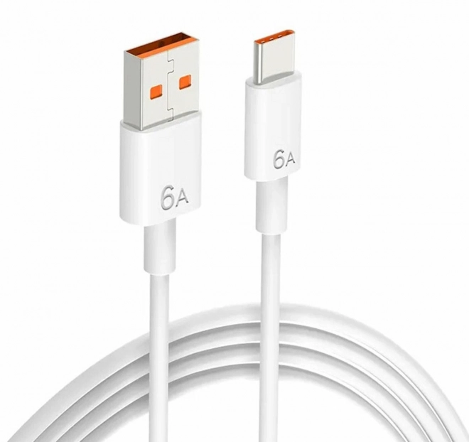 Kábel usb typ-c 1m biely