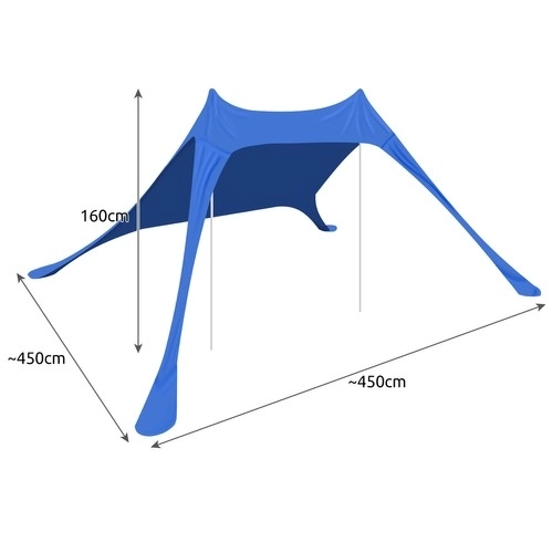 Pobřežní stan Parasol Trizand